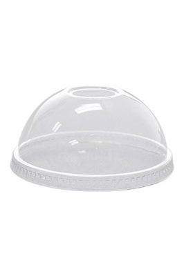 Dome Lids for 12-24oz Clear Plastic PET Cups
