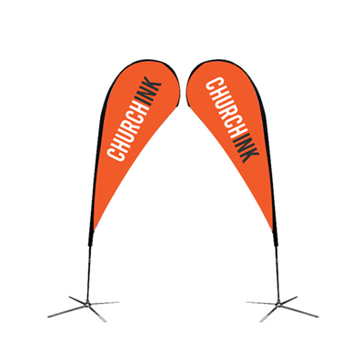 9' Double-Sided Teardrop Flag