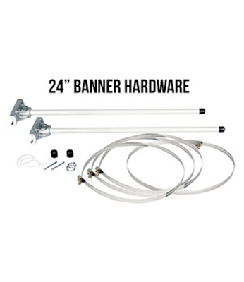 24" Pole Banner Hardware