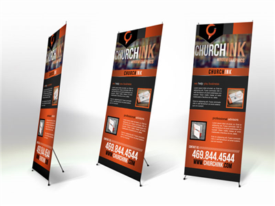X-Banner Stand Replacement Graphic