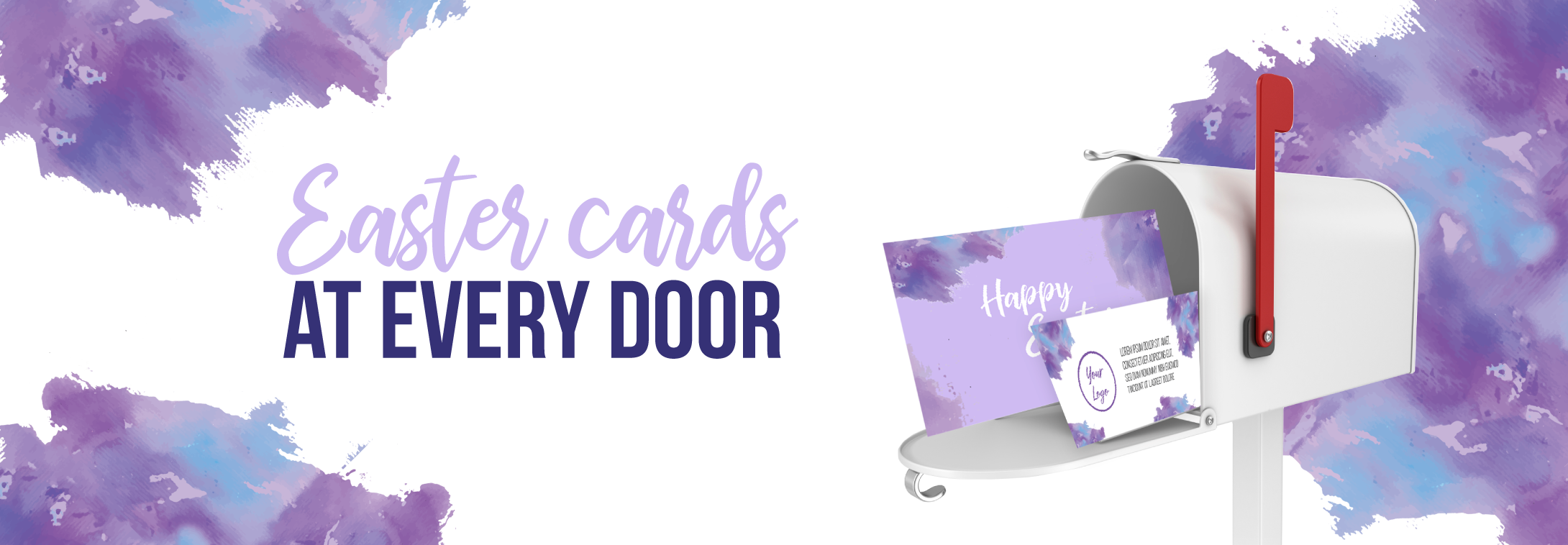 Easter cards at every door